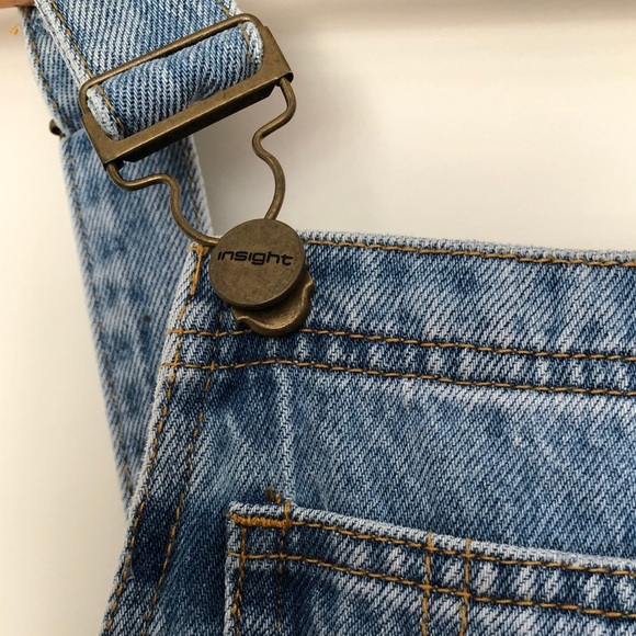 INSIGHT cute pinafore dress, distressed denim - Picture 3 of 5